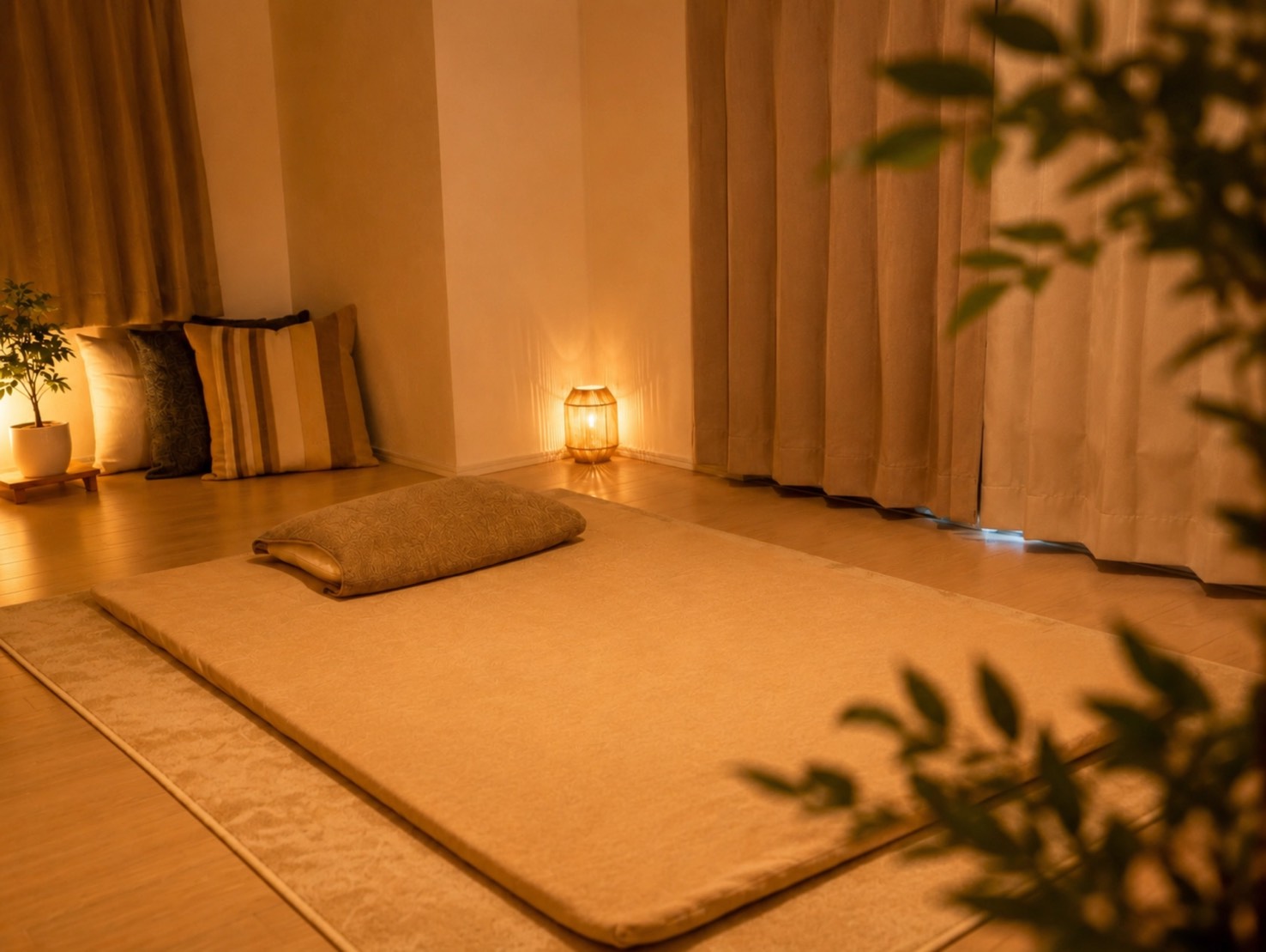 横浜駅 Wellness Loungeのタイ古式マッサージ施術室